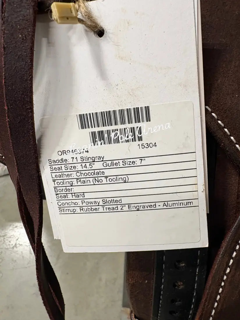 Martin Stingray 14.5’’ Barrel Saddle #15304 - 14.5’’ / 7’’ - Barrel Saddle
