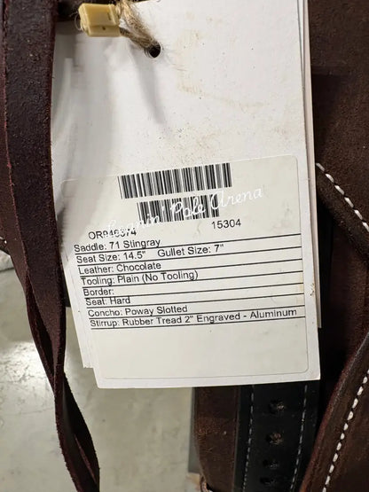 Martin Stingray 14.5’’ Barrel Saddle #15304 - 14.5’’ / 7’’ - Barrel Saddle