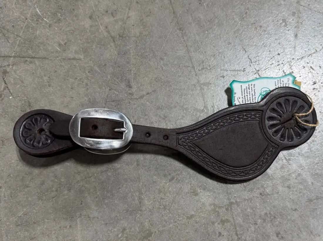 Martin Tombstone Spur Strap Chocolate / No Tooling Spur Straps
