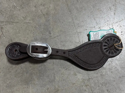 Martin Tombstone Spur Strap Chocolate / No Tooling Spur Straps