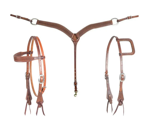 Martin Weathered Antiqued Mini Basket Tack Set Tack Set