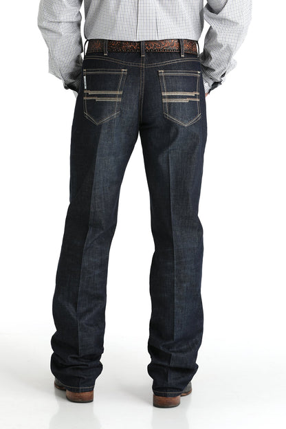 Cinch Men's Dark Stonewash White Label Jean