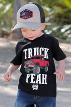 Load image into Gallery viewer, Cinch Boy&#39;s FlexFit Red &amp; Black Hexagon Trucker Cap
