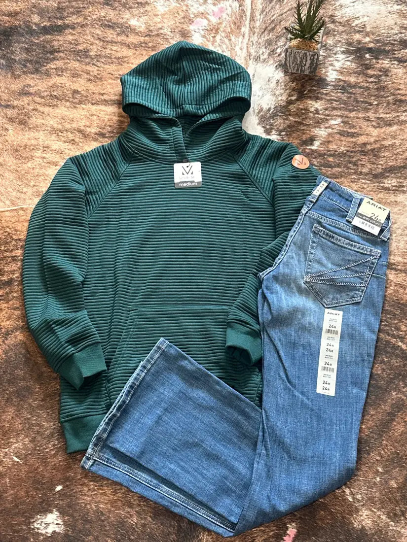 Michelle Mae Women’s Forest Green Tatum Hoodie Women’s Pullover