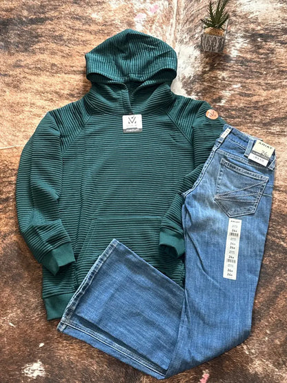 Michelle Mae Women’s Forest Green Tatum Hoodie Women’s Pullover