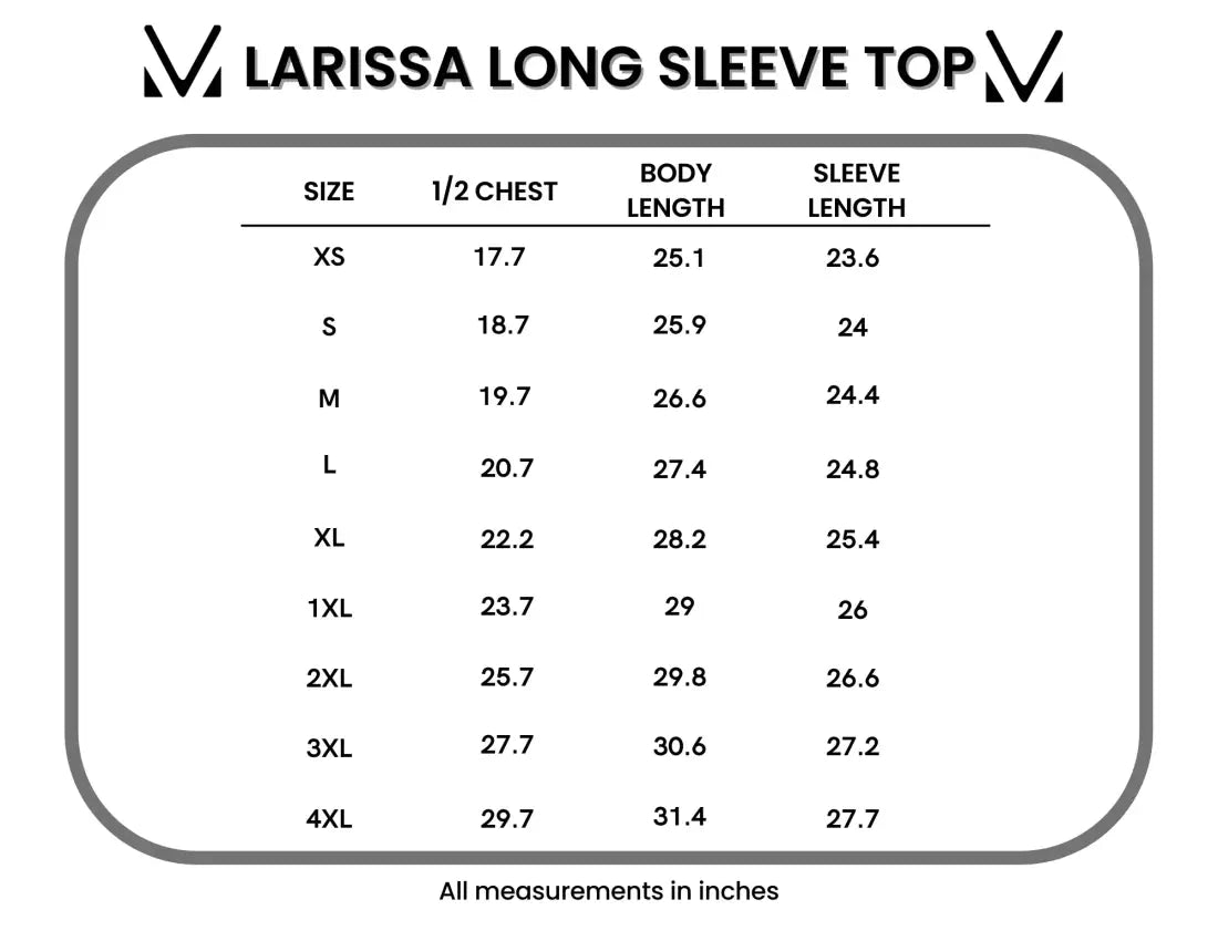 Michelle Mae Women’s Larissa Long Sleeve T-Shirt Women’s T-Shirt