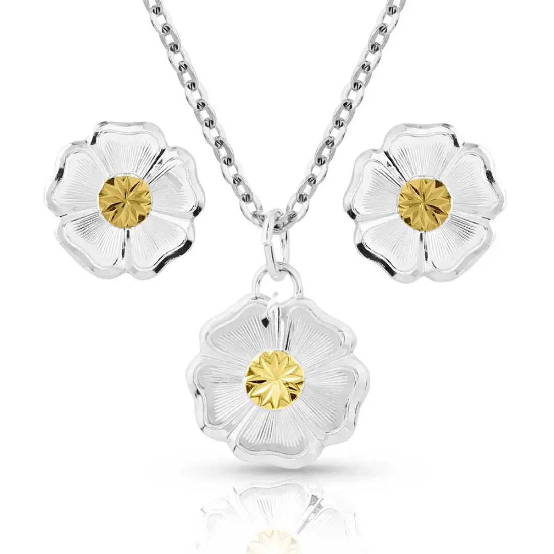 Montana Silversmiths Classic Flowers Jewelry Set Jewelry