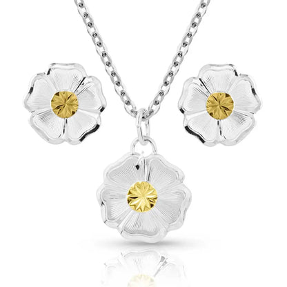 Montana Silversmiths Classic Flowers Jewelry Set Jewelry