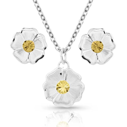 Montana Silversmiths Classic Flowers Jewelry Set Jewelry