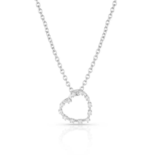 Montana Silversmiths Hanging On Heartstring Necklace Jewelry