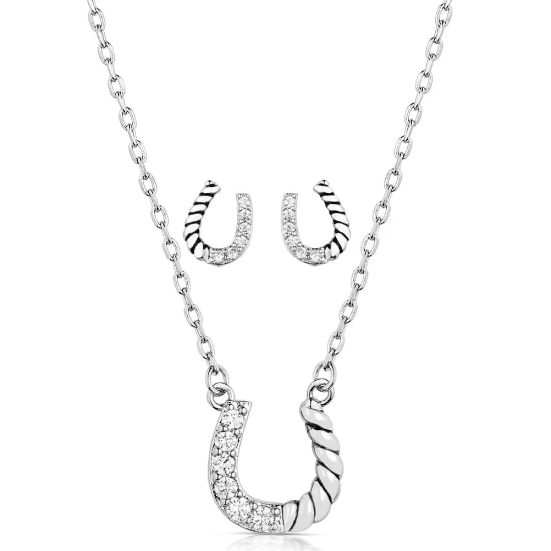 Montana Silversmiths Roping Luck Jewelry Set Jewelry