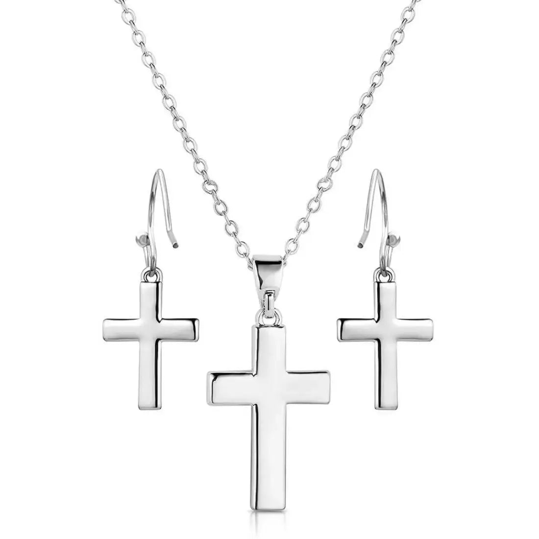 Montana Silversmiths Unwavering Devotion Cross Jewelry Set Jewelry