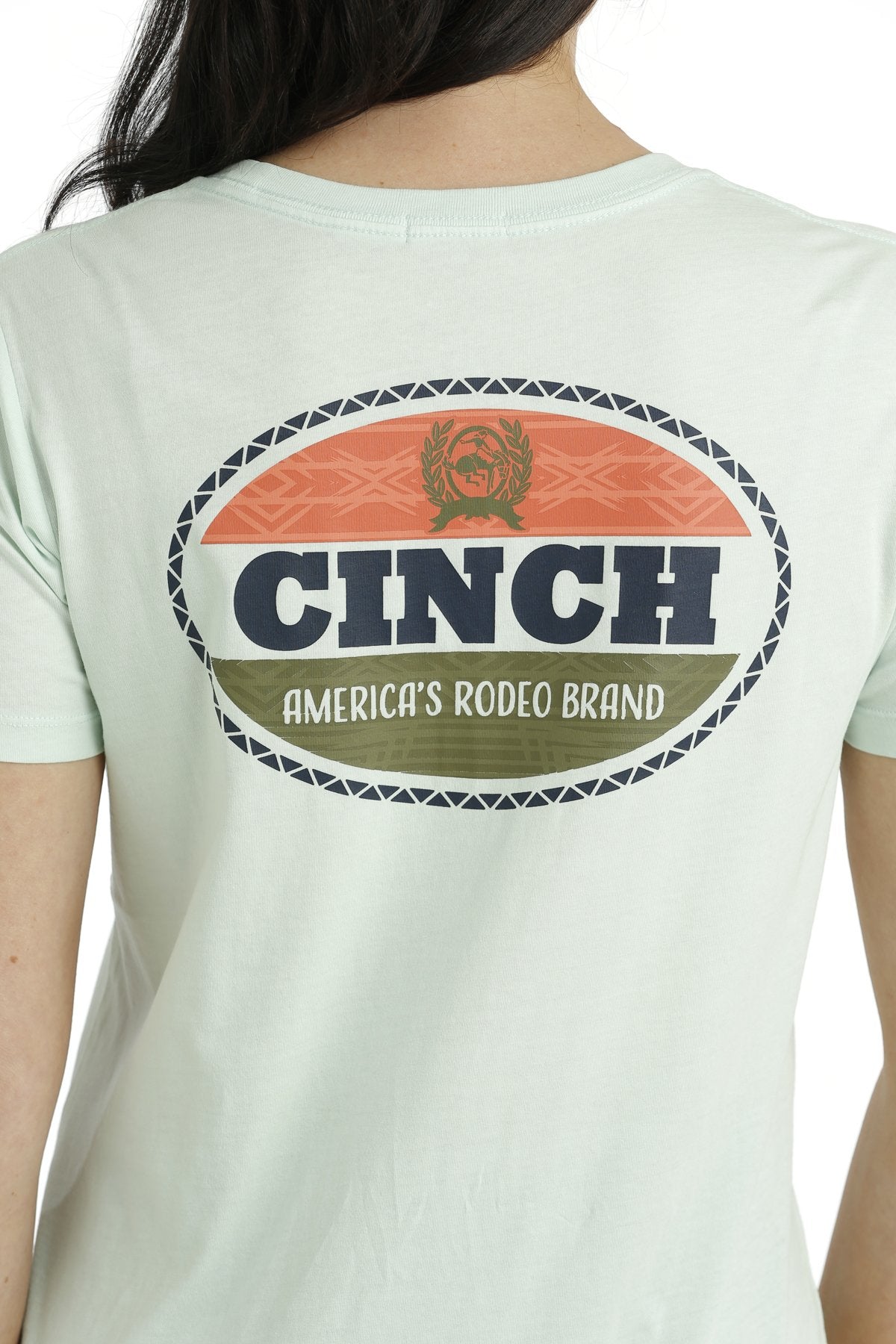 Cinch Women's Light Mint American Rodeo T-Shirt