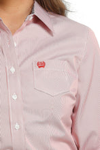 Load image into Gallery viewer, Cinch Women&#39;s Tencel Red Micro Stripe Western Shirt
