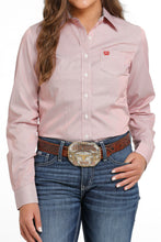 Load image into Gallery viewer, Cinch Women&#39;s Tencel Red Micro Stripe Western Shirt
