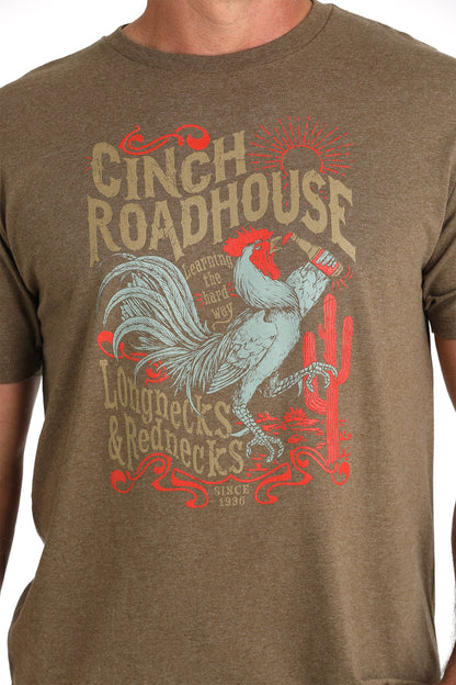 Cinch Men's Heather Brown Roadhouse T-Shirt