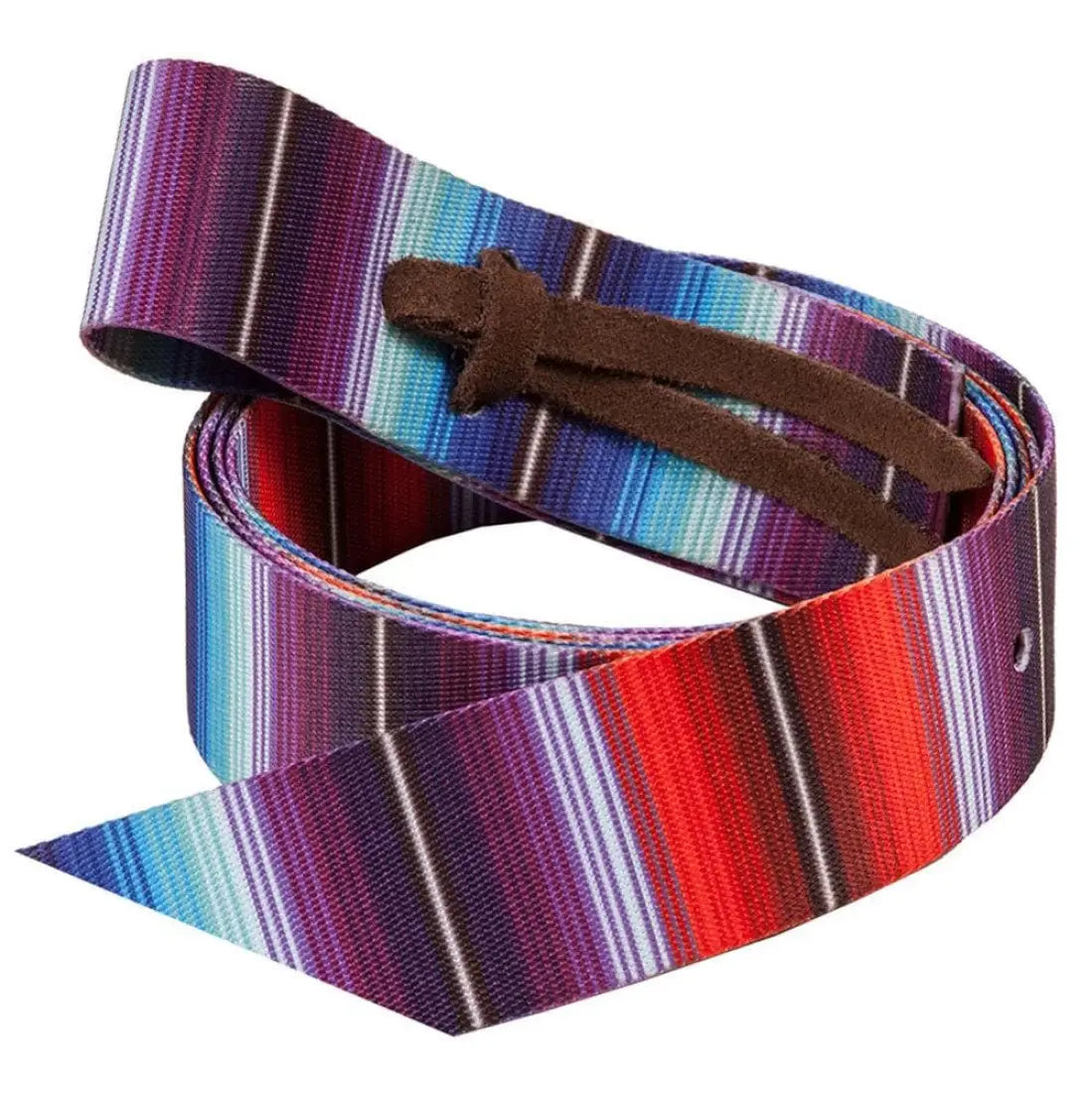 Mustang Fashion Prints 6’ Nylon Tie Strap Latigo Serape Latigo
