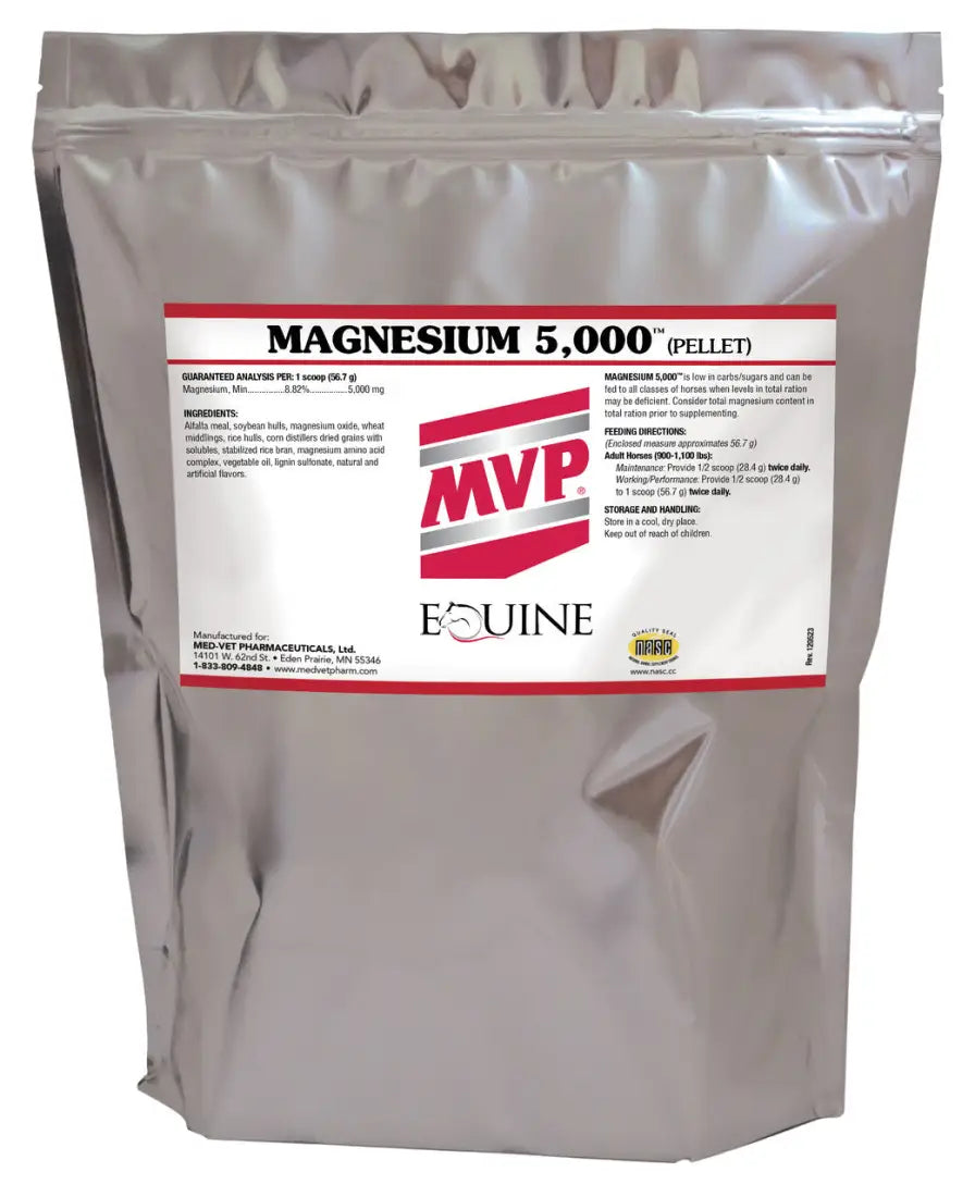MVP Magnesium 5,000 (Pellets) 10Ib (foil bag) - [80 days] Equine Supplement