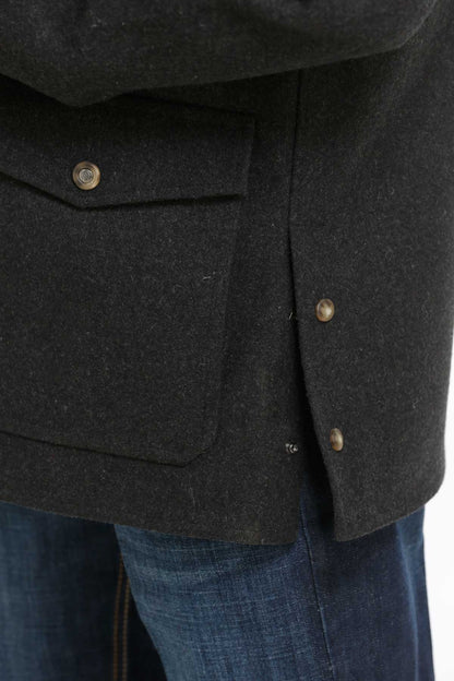 Cinch Men's Black Wooly Ranch Coat