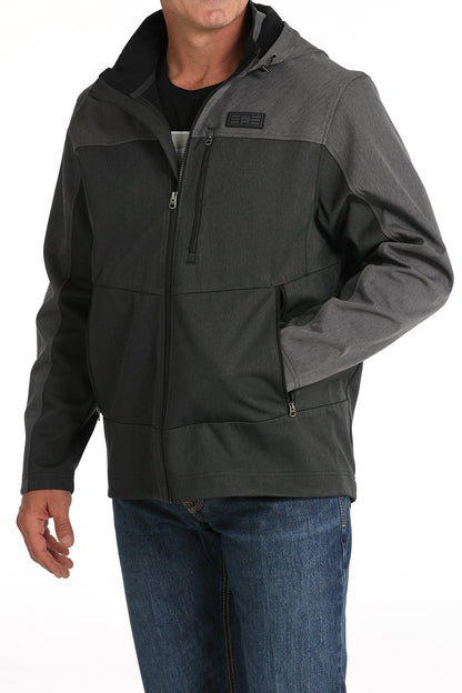 Cinch Men's Softshell Full Zip Bonded Hoodie