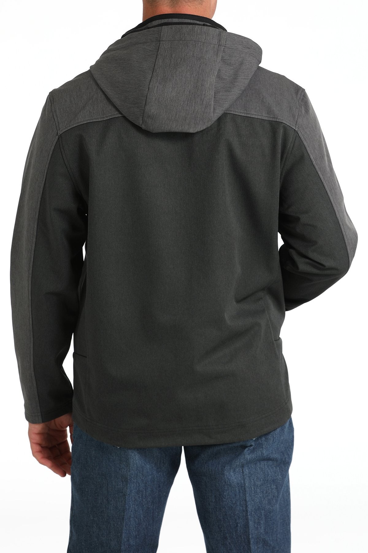 Cinch Men's Softshell Full Zip Bonded Hoodie