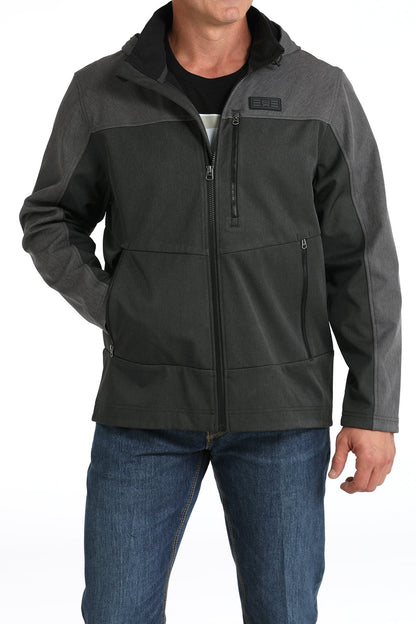 Cinch Men's Softshell Full Zip Bonded Hoodie