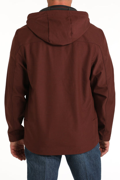 Cinch Men's Softshell Full Zip Bonded Hoodie