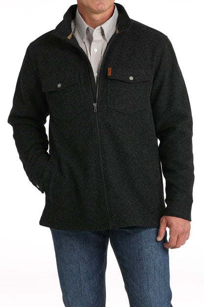 Cinch Men's Brushed Knit Shirt Jacket