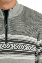 Load image into Gallery viewer, Cinch Men&#39;s Southwestern Quarter Zip Sweater
