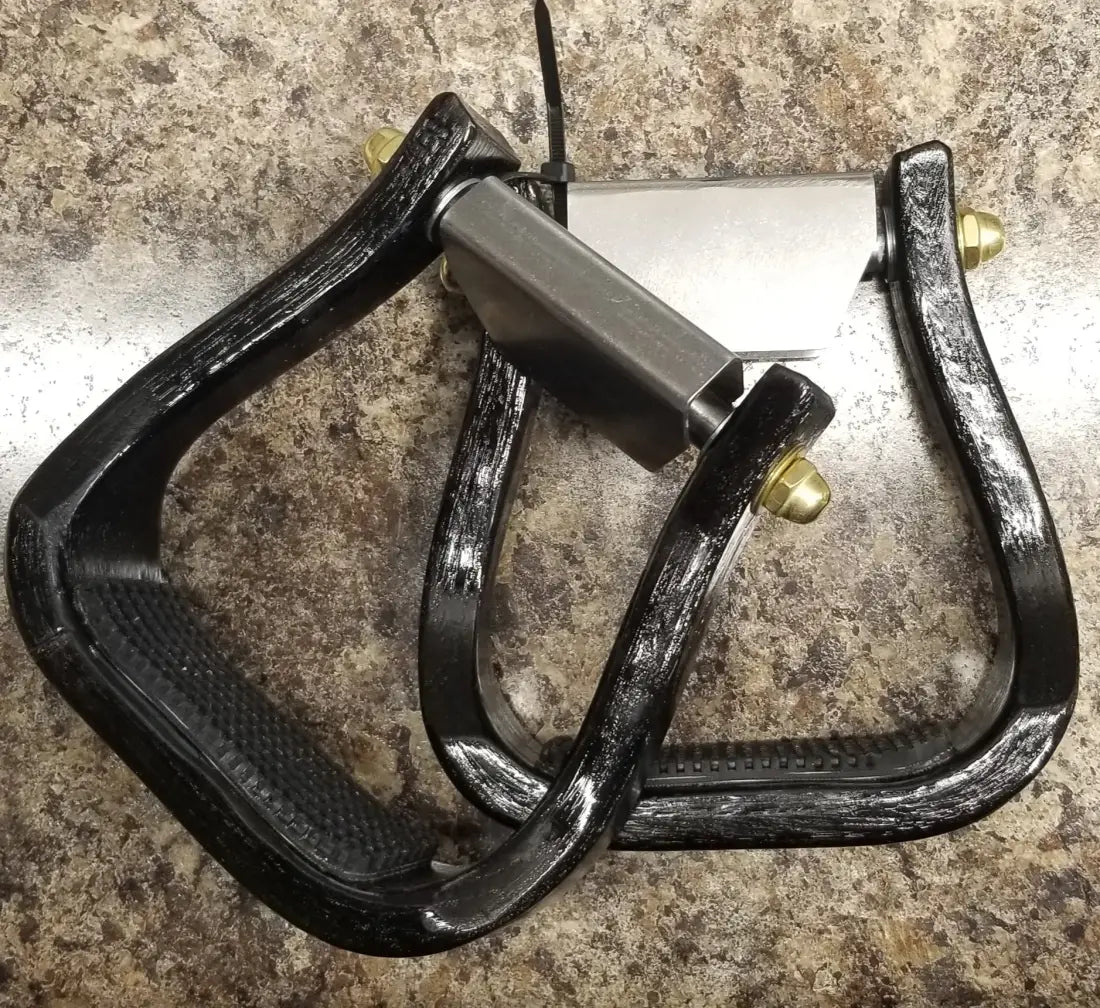 Nettles Stirrups ’The Barrel Racer’ - Petite 2’’ 2’’ / Black / None Stirrups