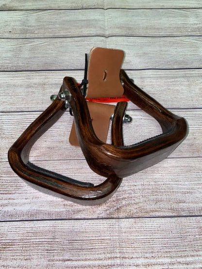 Nettles Stirrups ’The Barrel Racer’ - Petite 2’’ 2’’ / Triple Finish / None Stirrups