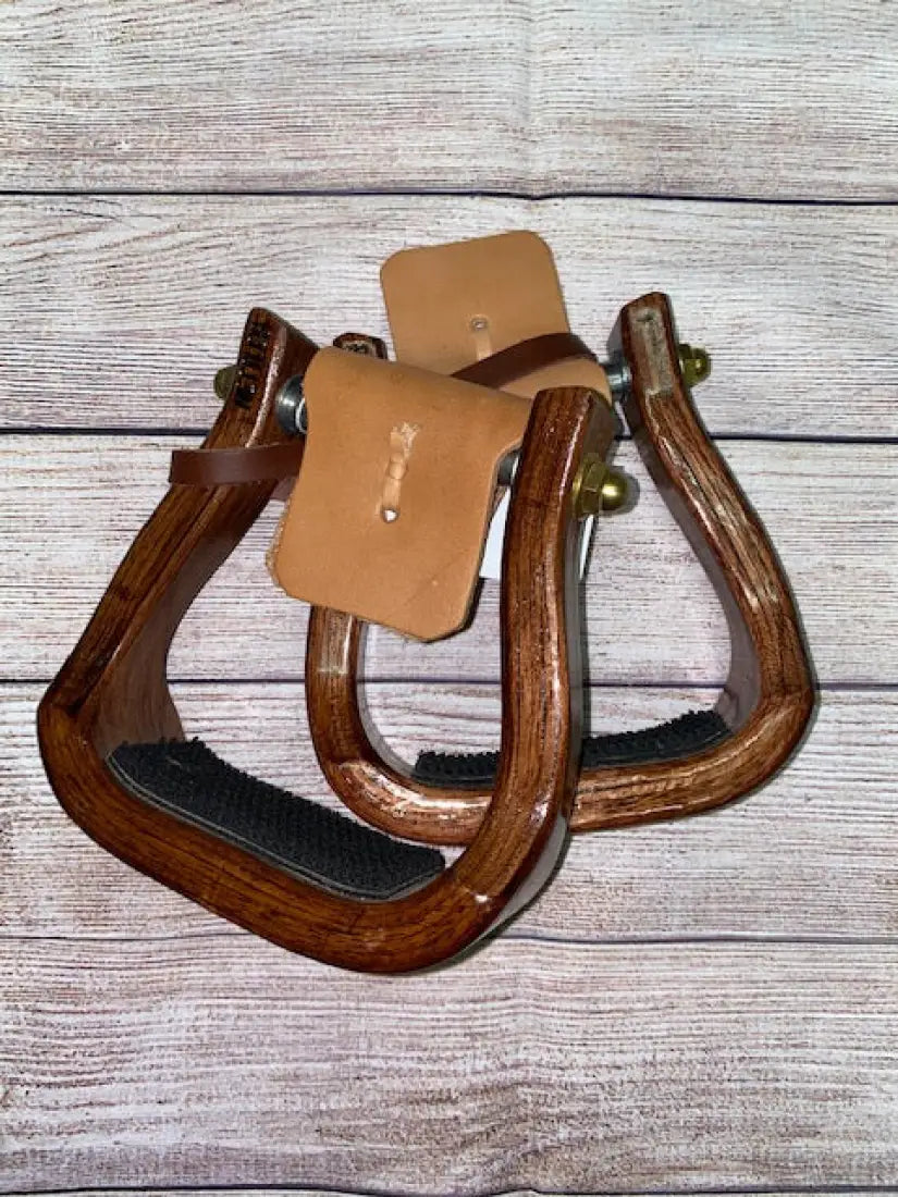 Nettles Stirrups ’The Barrel Racer’ - Regular 2’’ 2’’ / Cocoa / None Stirrups