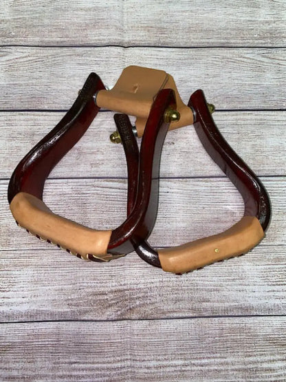 Nettles Stirrups ’The Flatbottom’ - Regular 2’’ 2’’ / Red / None Stirrups