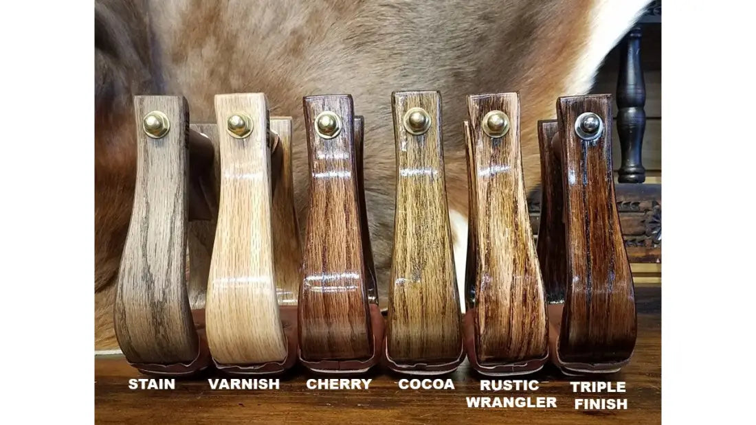 Nettles Stirrups ’The Flatbottom’ - Regular 2’’ 2’’ / Stain / None Stirrups