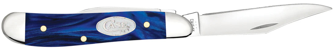 Case Spar XX Blue Pearl Kirinite Peanut Knife