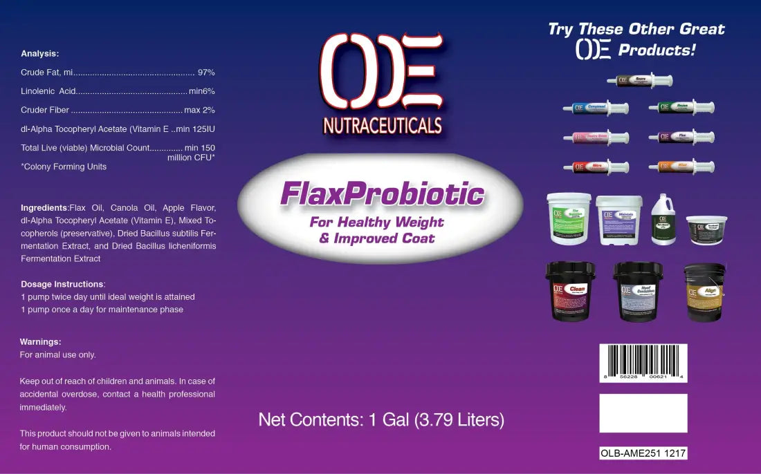 OE FlaxProbiotic Equine Supplement