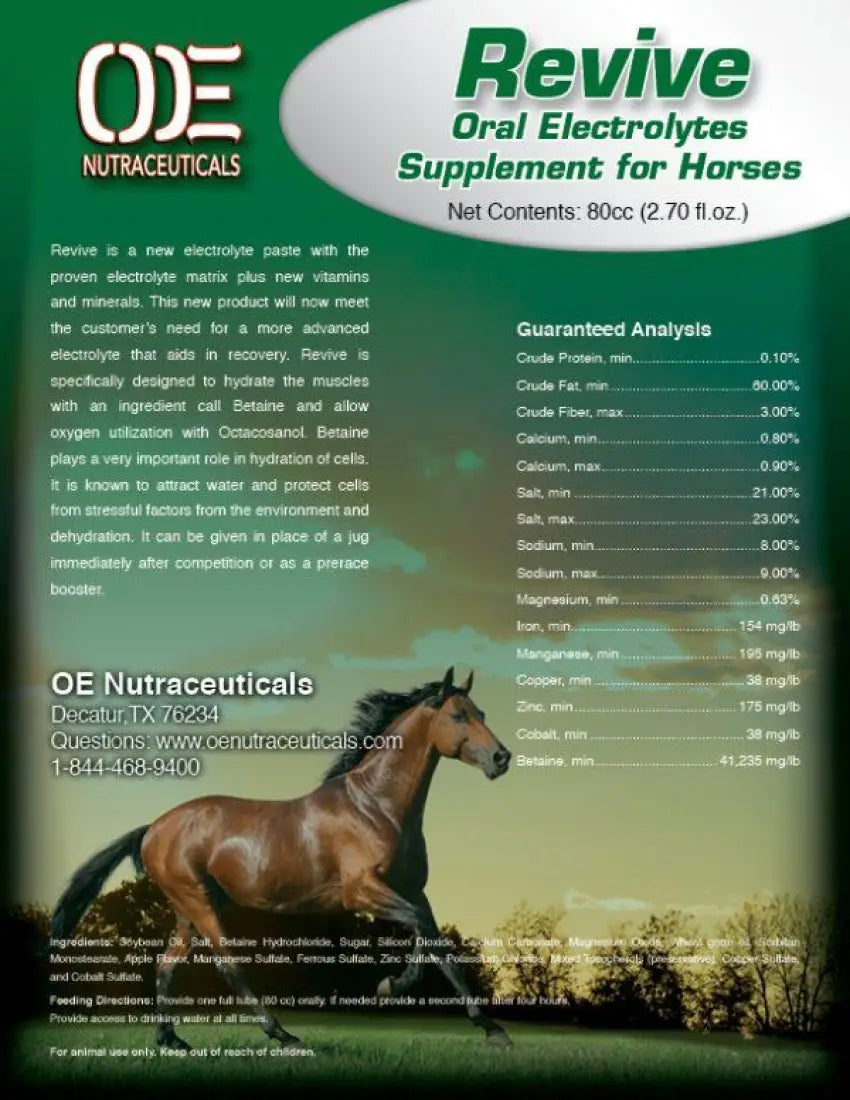 OE Revive Paste Equine Supplement