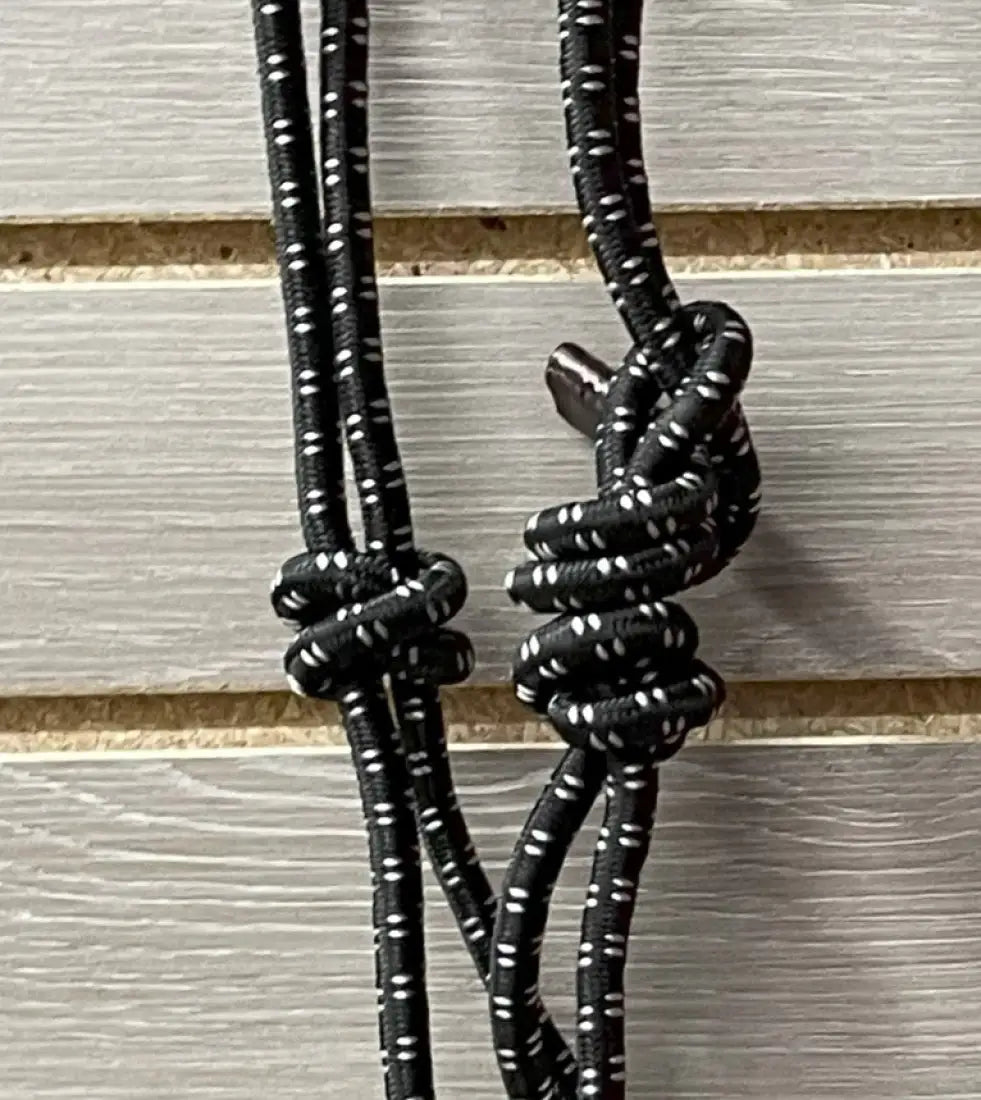 Oxbow Nylon Rope Halter with Lead - Colt / Pony Black Halter