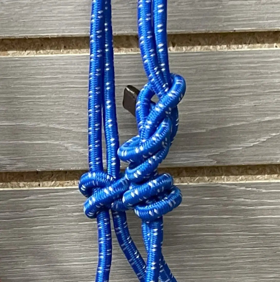 Oxbow Nylon Rope Halter with Lead - Colt / Pony Blue Halter