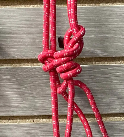 Oxbow Nylon Rope Halter with Lead - Colt / Pony Red Halter