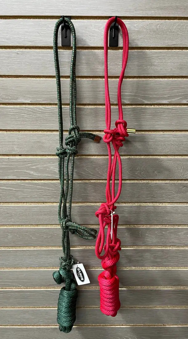 Oxbow Nylon Rope Halter with Lead - Yearling Halter