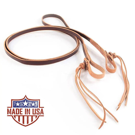 Patrick Smith Latigo Two-Tone Pineapple Knot Roping Rein Reins