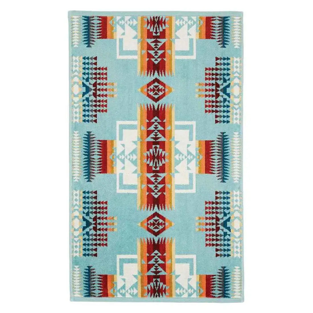Pendleton Aqua Towel Collection Hand Towel Towels