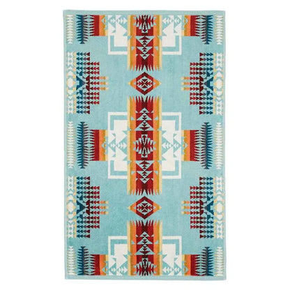 Pendleton Aqua Towel Collection Hand Towel Towels