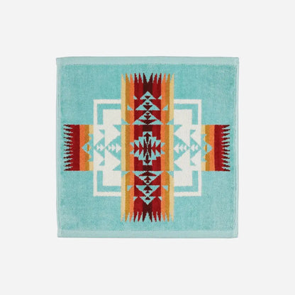 Pendleton Aqua Towel Collection Wash Cloth Towels