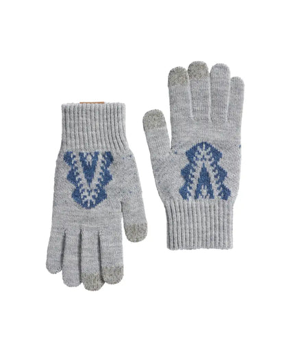 Pendleton Autumn Birch Gray Texting Glove S/M Winter Gloves