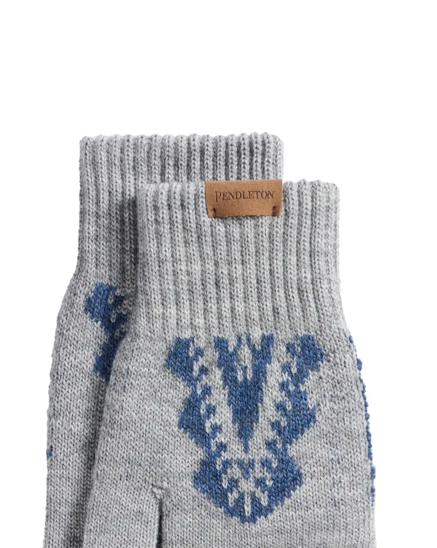 Pendleton Autumn Birch Gray Texting Glove Winter Gloves