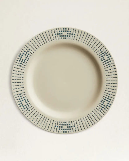 Pendleton Beaded Sandshell Dinnerware Salad Plates Drinkware