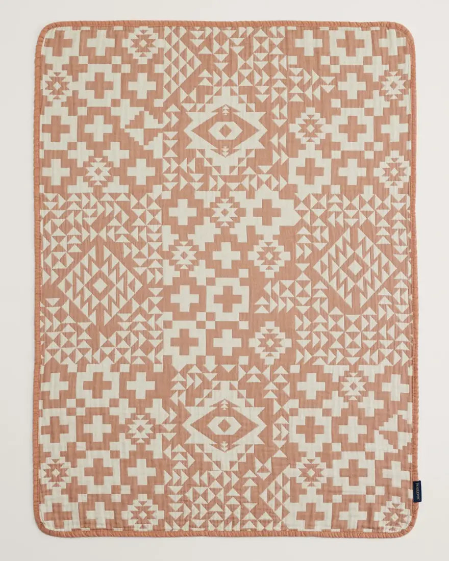 Pendleton Blue Ridge Organic Cotton Baby Blanket Cork Blankets & Throws