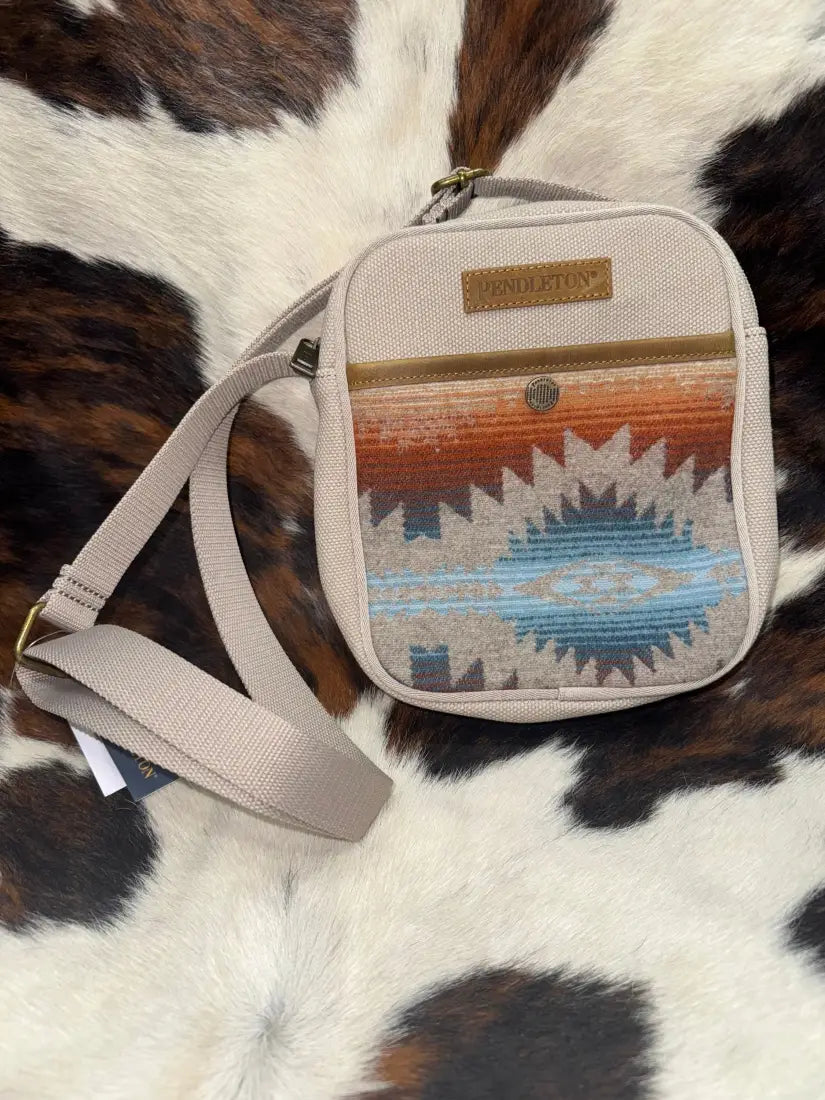 Pendleton Brown Sunset Pass Crossbody Satchel Purse